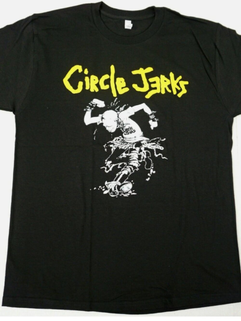 RARE CIRCLE JERKS Skanking Man Hardcore Punk Rock Tee Men's New XXL